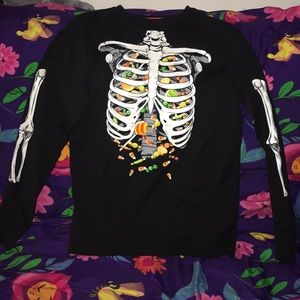 Halloween candy x-ray shirt